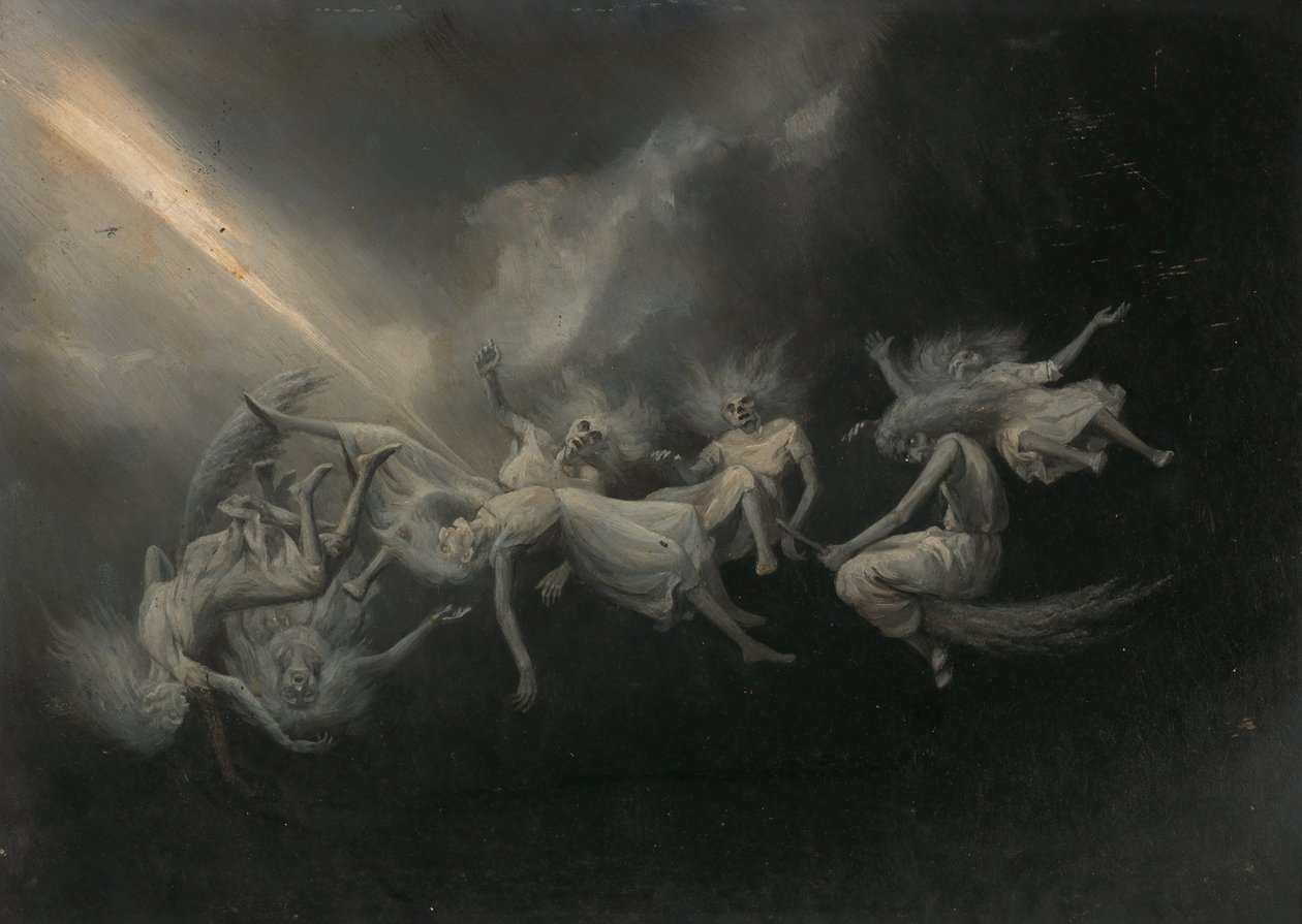 Villám csapott egy csapat boszorkányba alkotó: William Holbrook Beard