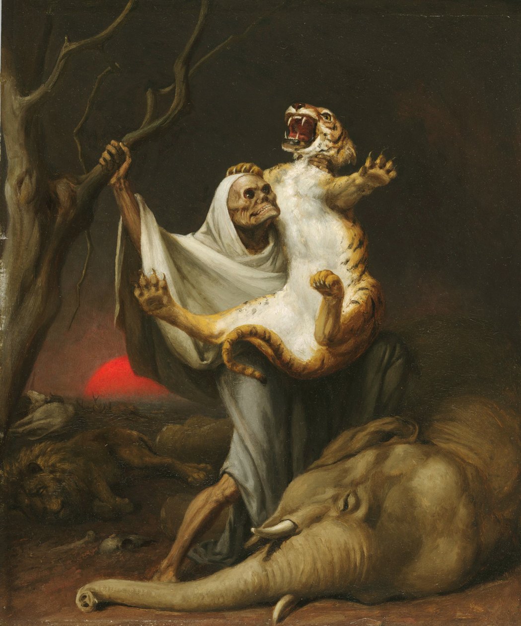 A halál hatalma, 1890 körül. alkotó: William Holbrook Beard