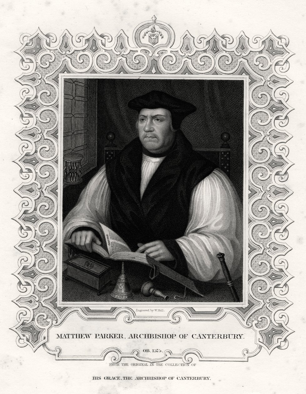 Matthew Parker, Canterbury érseke, XIX alkotó: William Holl