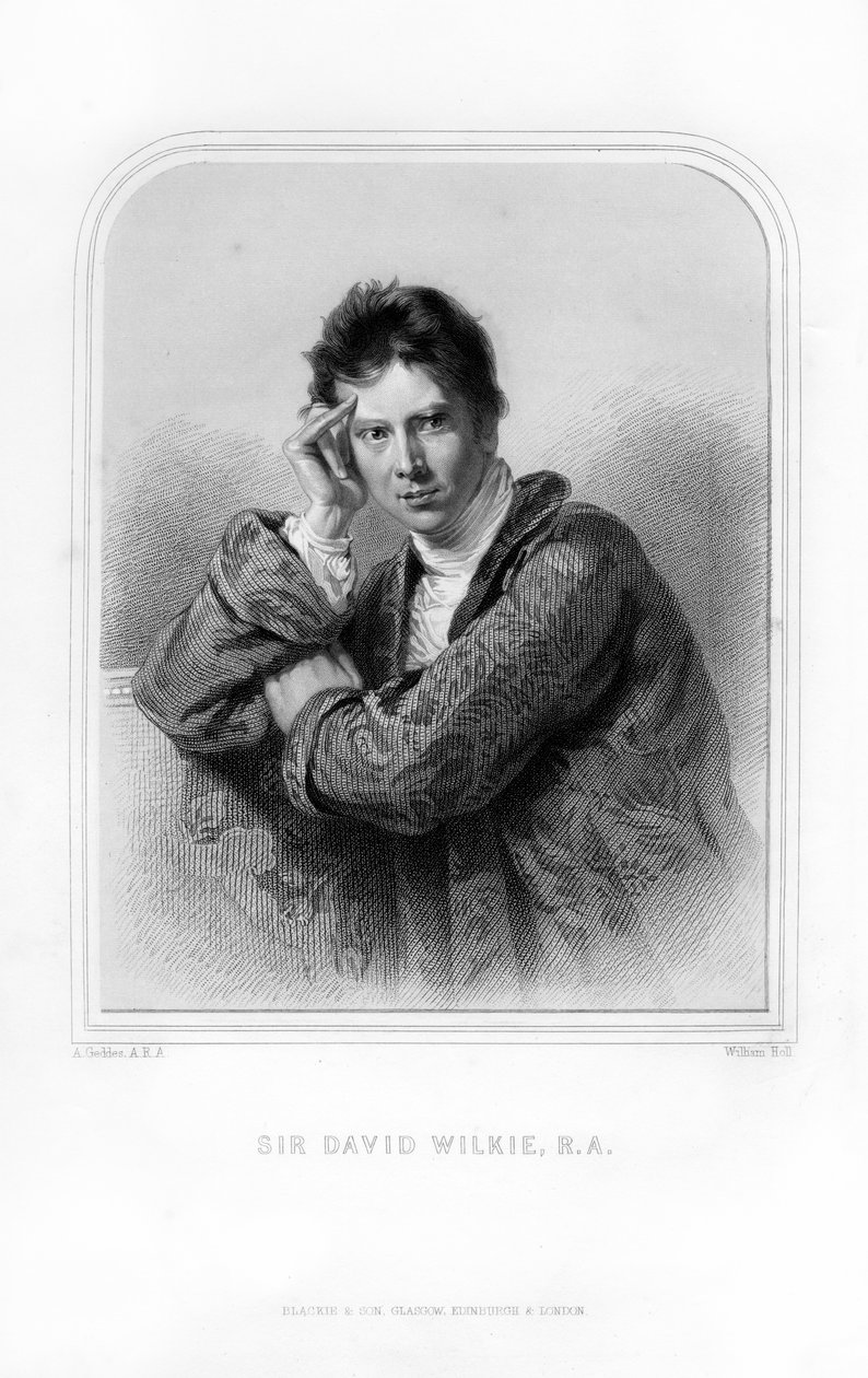 Sir David Wilkie skót festő, 1870. alkotó: William Holl