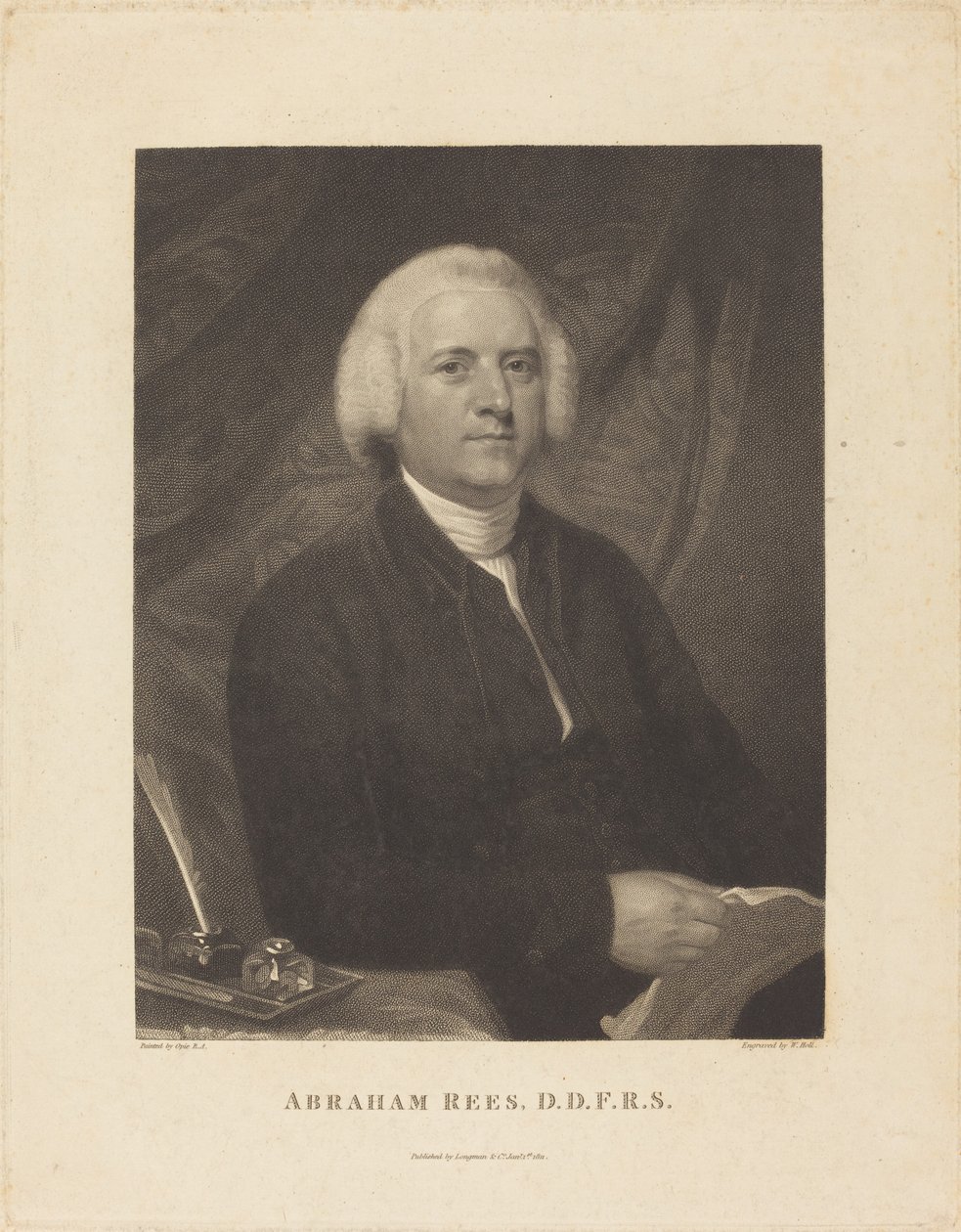 Abraham Rees alkotó: William Holl I after John Opie
