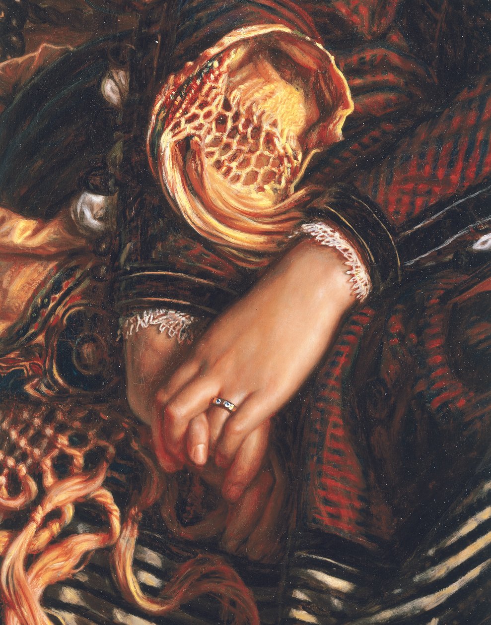 Részlet az Il Dolce far Niente-ből, 1866 alkotó: William Holman Hunt