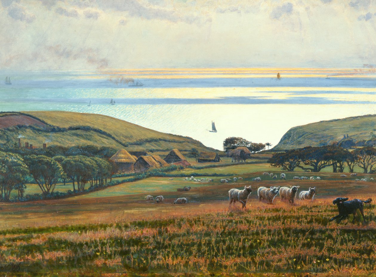 Fairlight Downs, Napfény a tengeren alkotó: William Holman Hunt
