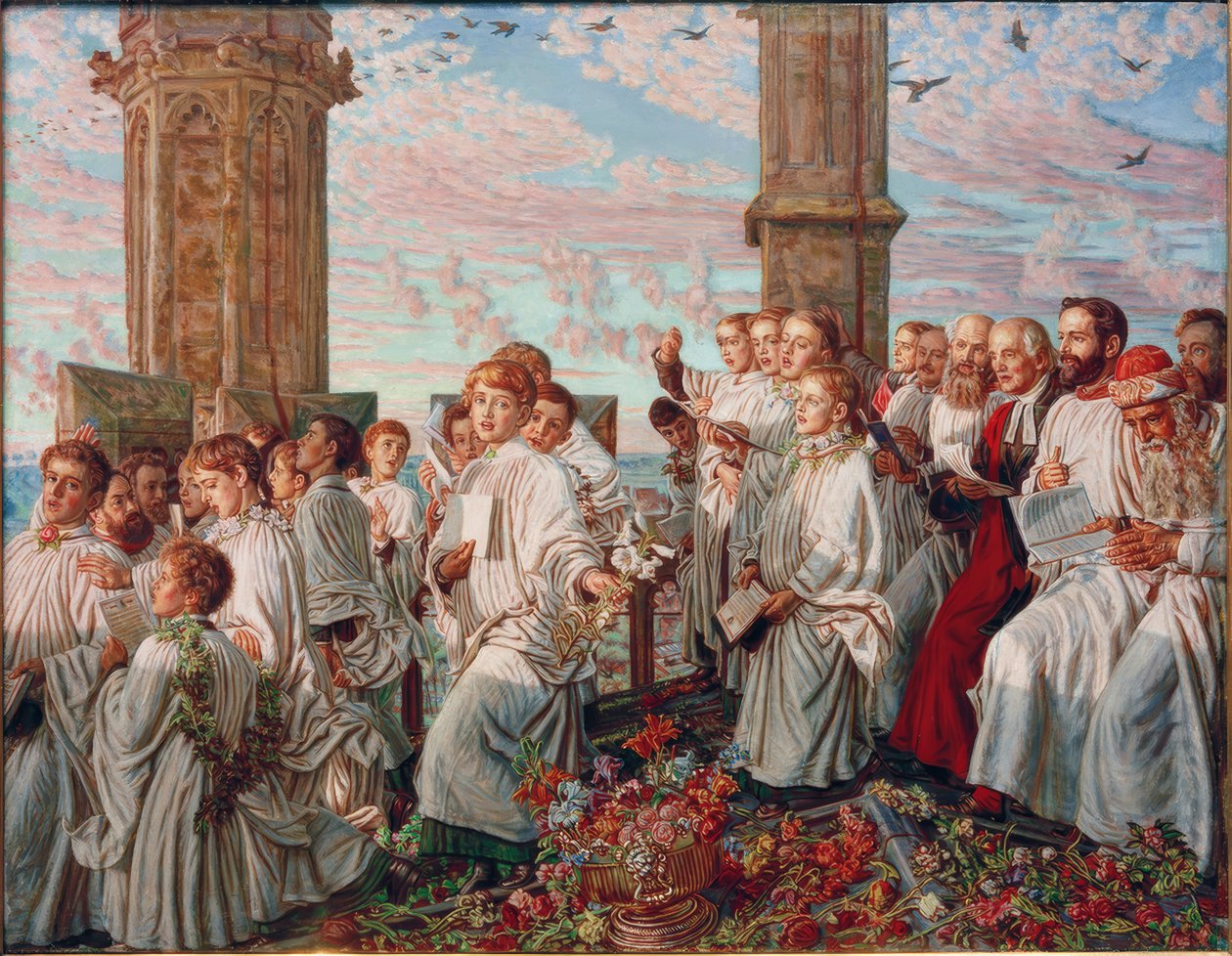 Május elseje a Magdalenturmon alkotó: William Holman Hunt