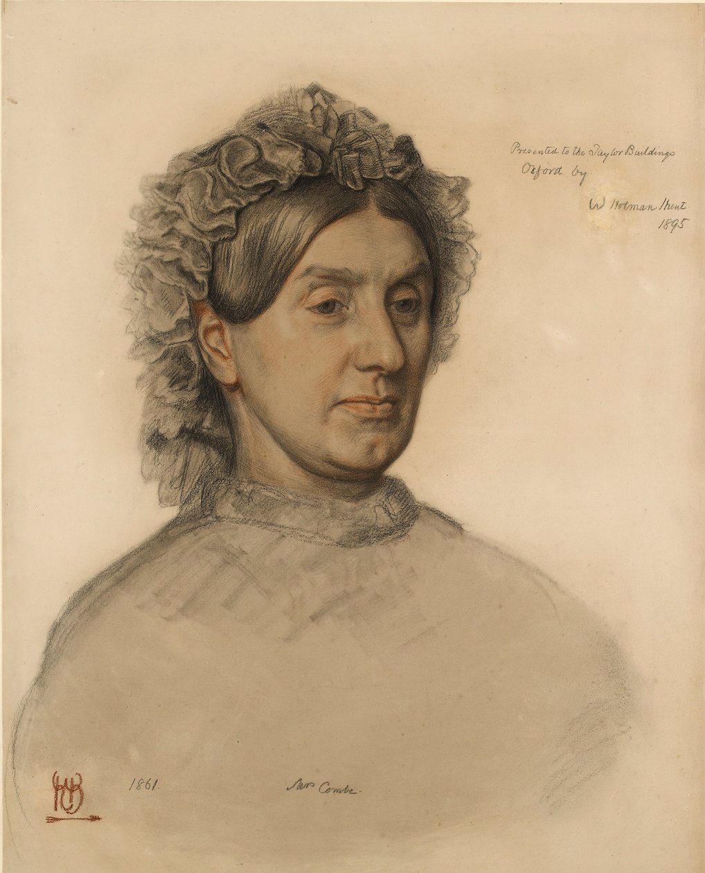 Thomas Combe asszony 1806-1893, 19. század alkotó: William Holman Hunt