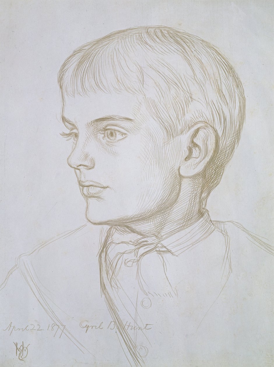 Cyril fiam, 1877 alkotó: William Holman Hunt