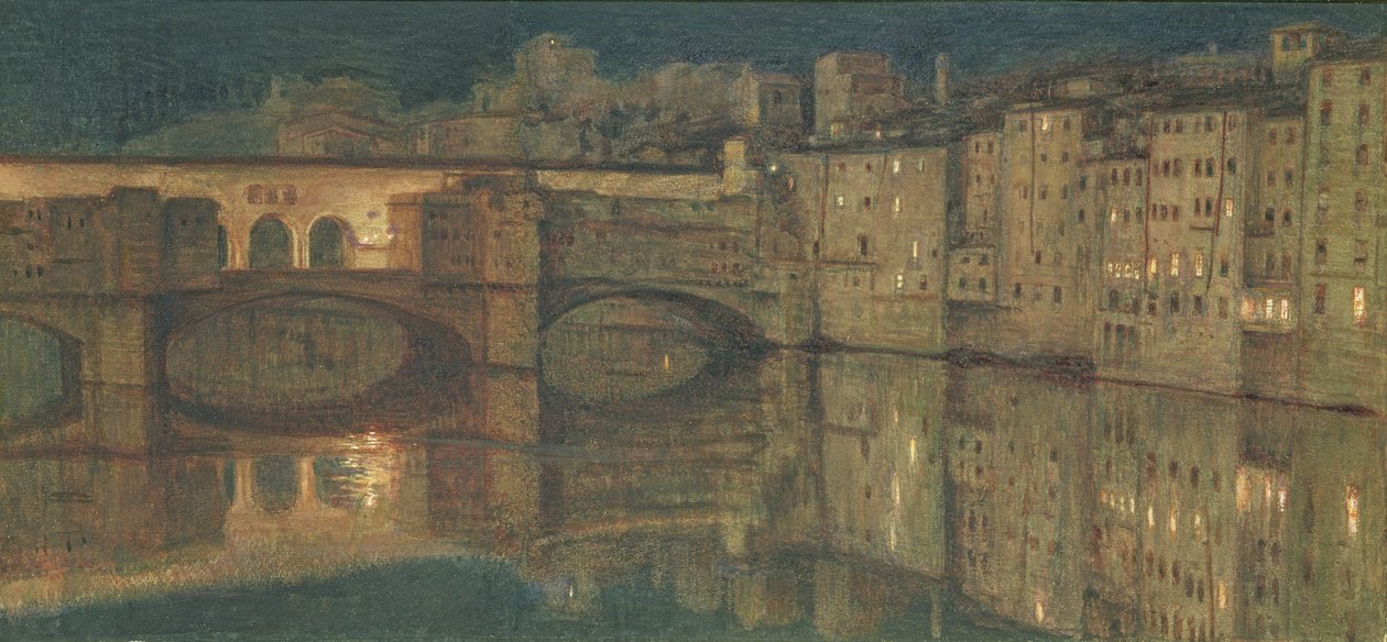Ponte Vecchio, Firenze alkotó: William Holman Hunt