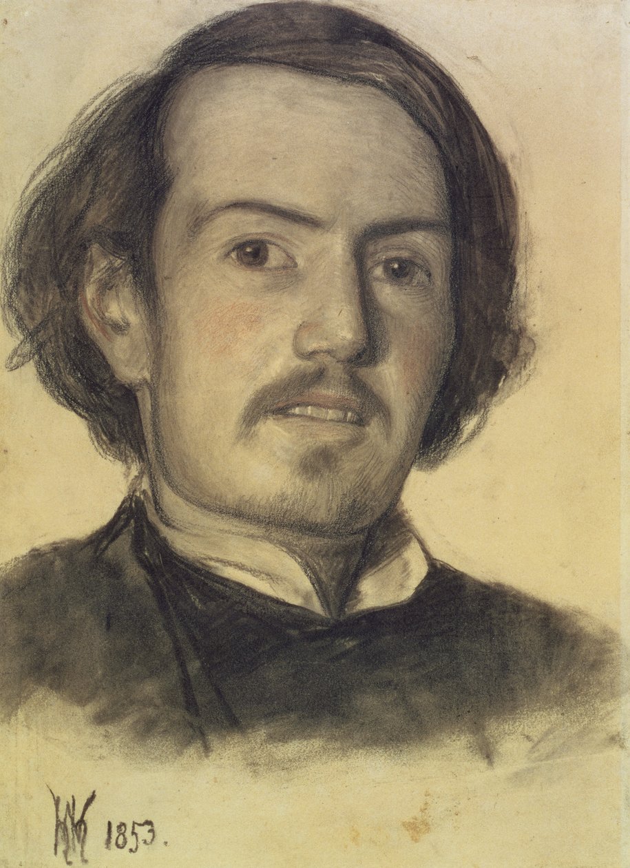 Walter Howell Deverell portréja, 1853 alkotó: William Holman Hunt