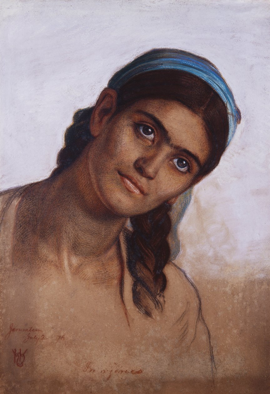 Tanulmány egy szíriai nőről, 1876 alkotó: William Holman Hunt