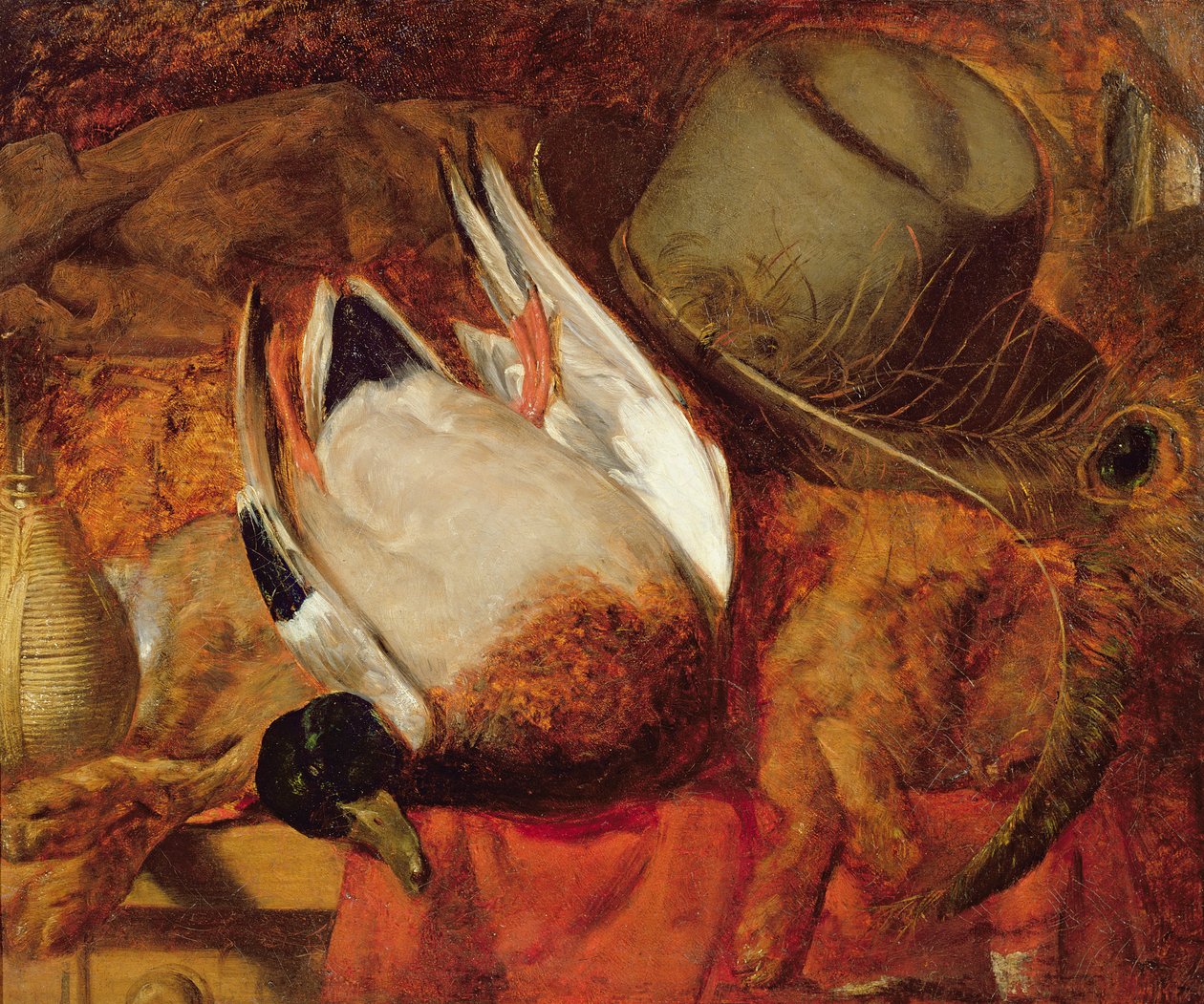 A döglött tőkés réce alkotó: William Holman Hunt