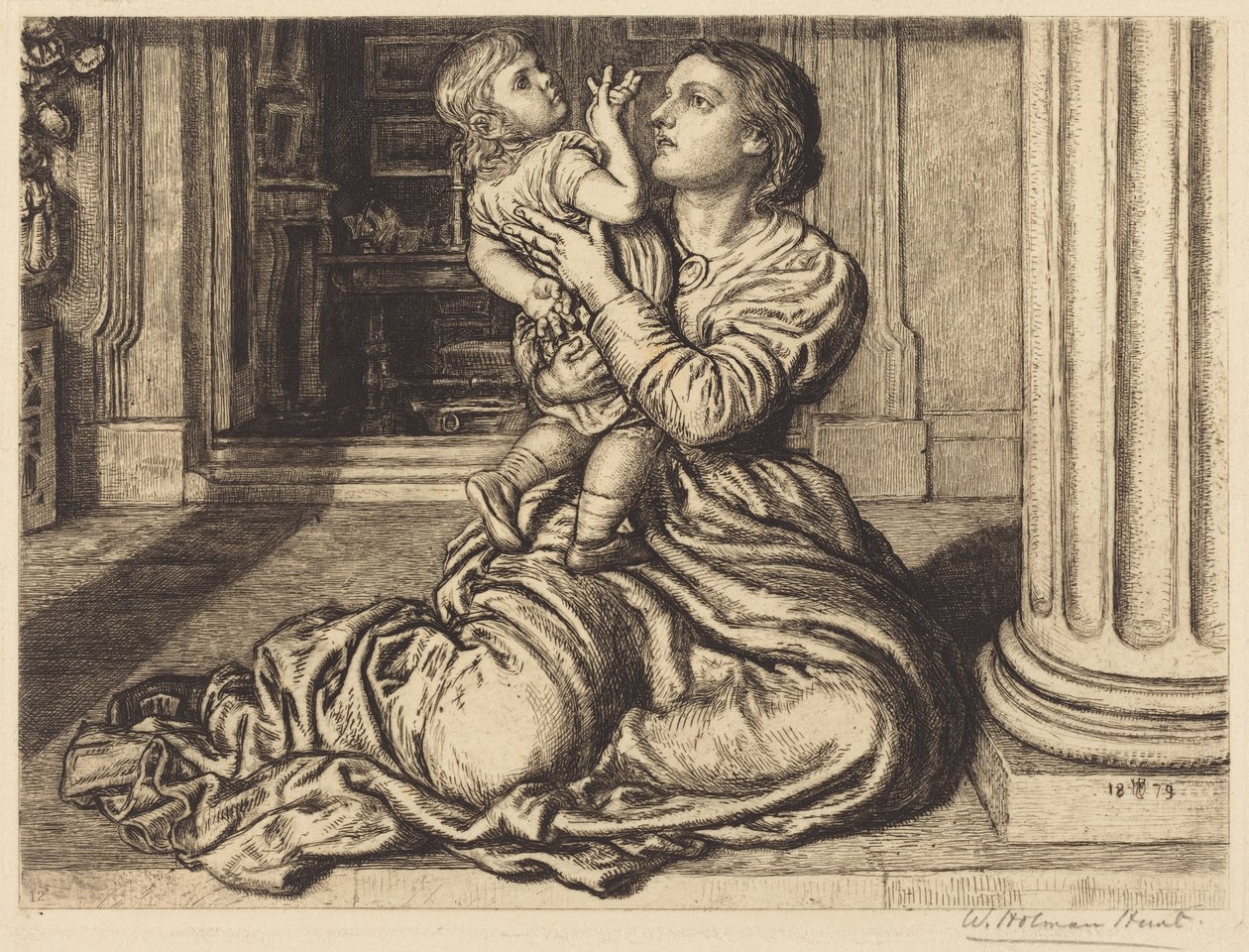 Az apa búcsúja alkotó: William Holman Hunt