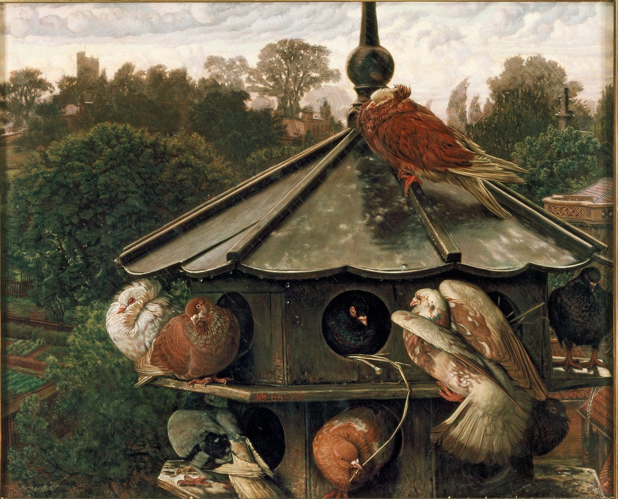 Szent Swithin The Dovecot fesztiválja, 1865-1866 alkotó: William Holman Hunt