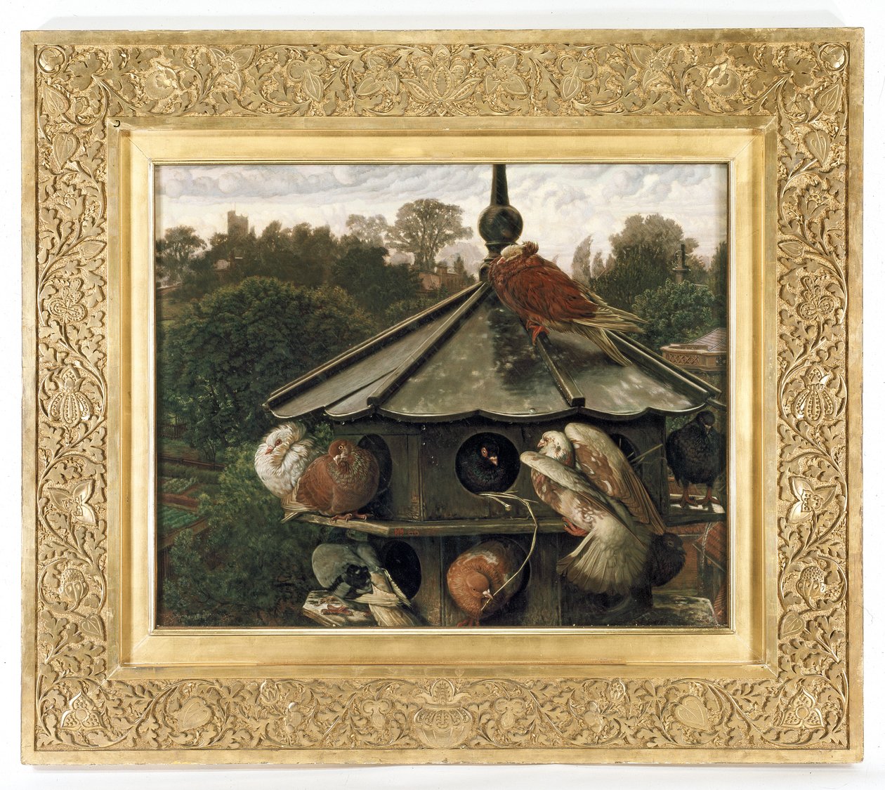 A Szent Swithin fesztivál vagy a galambdúc, 1866-75 alkotó: William Holman Hunt