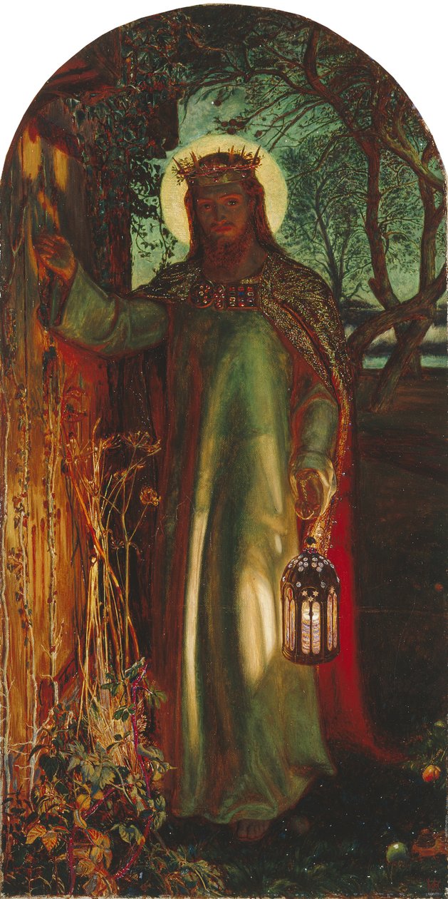 A világ fénye, 1852 körül (olaj, vászon) alkotó: William Holman Hunt