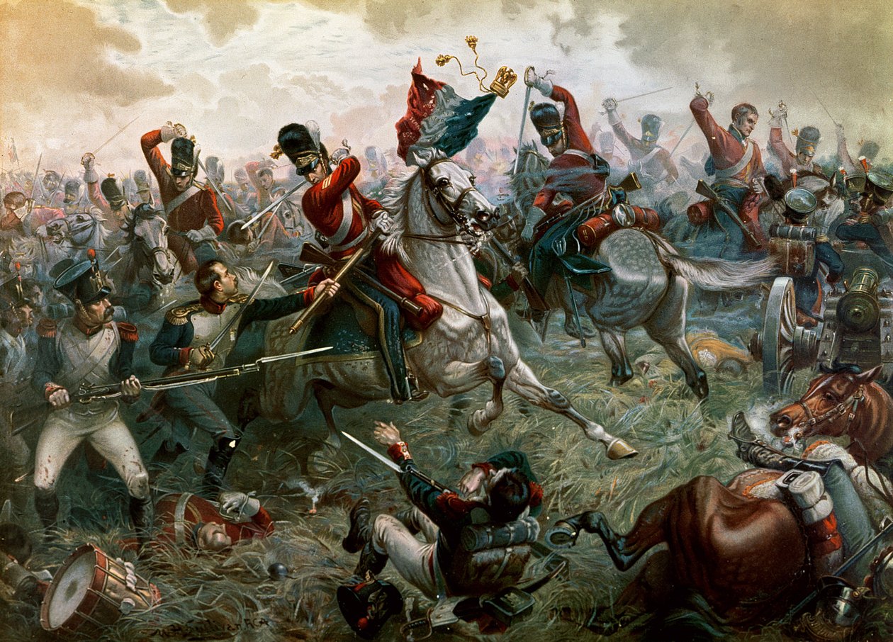 Waterloo-i csata, 1815. június 18., 1898 alkotó: William Holmes Sullivan