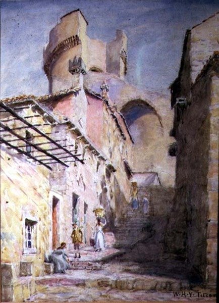 Carro (akvarell papíron) alkotó: William Holt Yates Titcomb