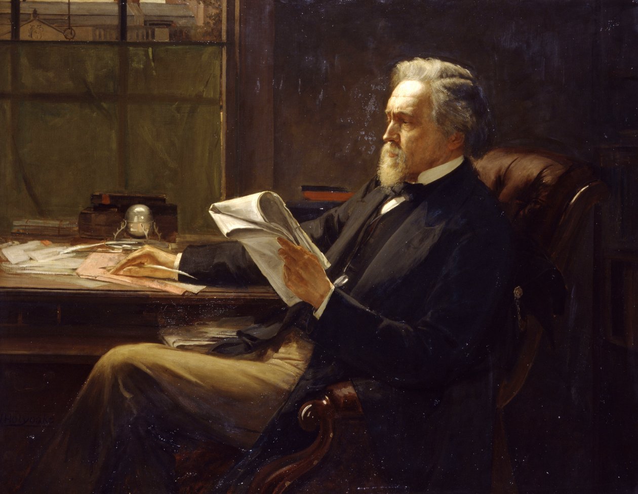 George Jacob Holyoake portréja alkotó: William Holyoake