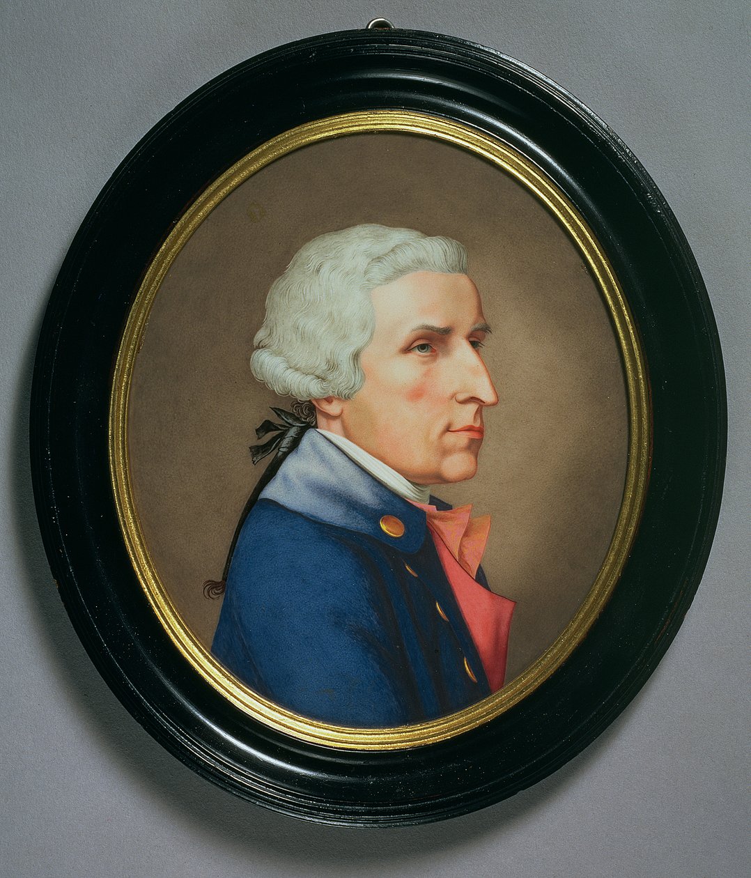 Sir William Hamilton portréja, 1802 körül (zománc rézen) alkotó: William Hopkins Craft
