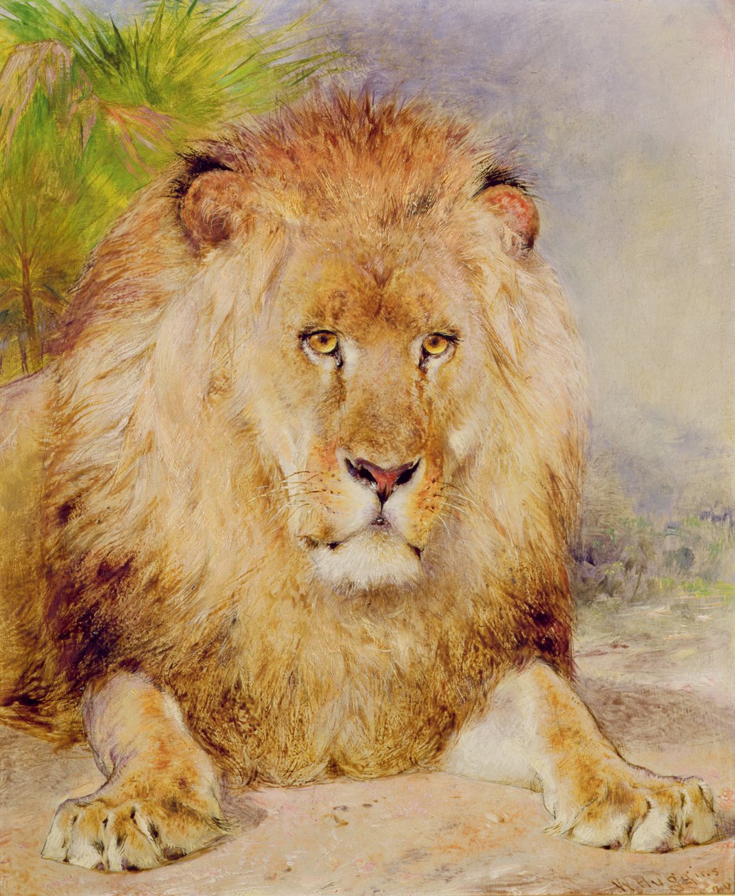 Oroszlán alkotó: William Huggins