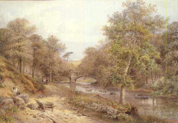 Bányászat a folyó mellett alkotó: William Hull
