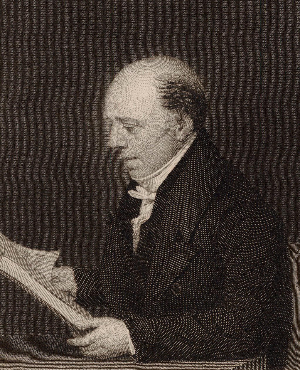 Vincent Novello portréja 1781-1861, 1830. alkotó: William Humphrys