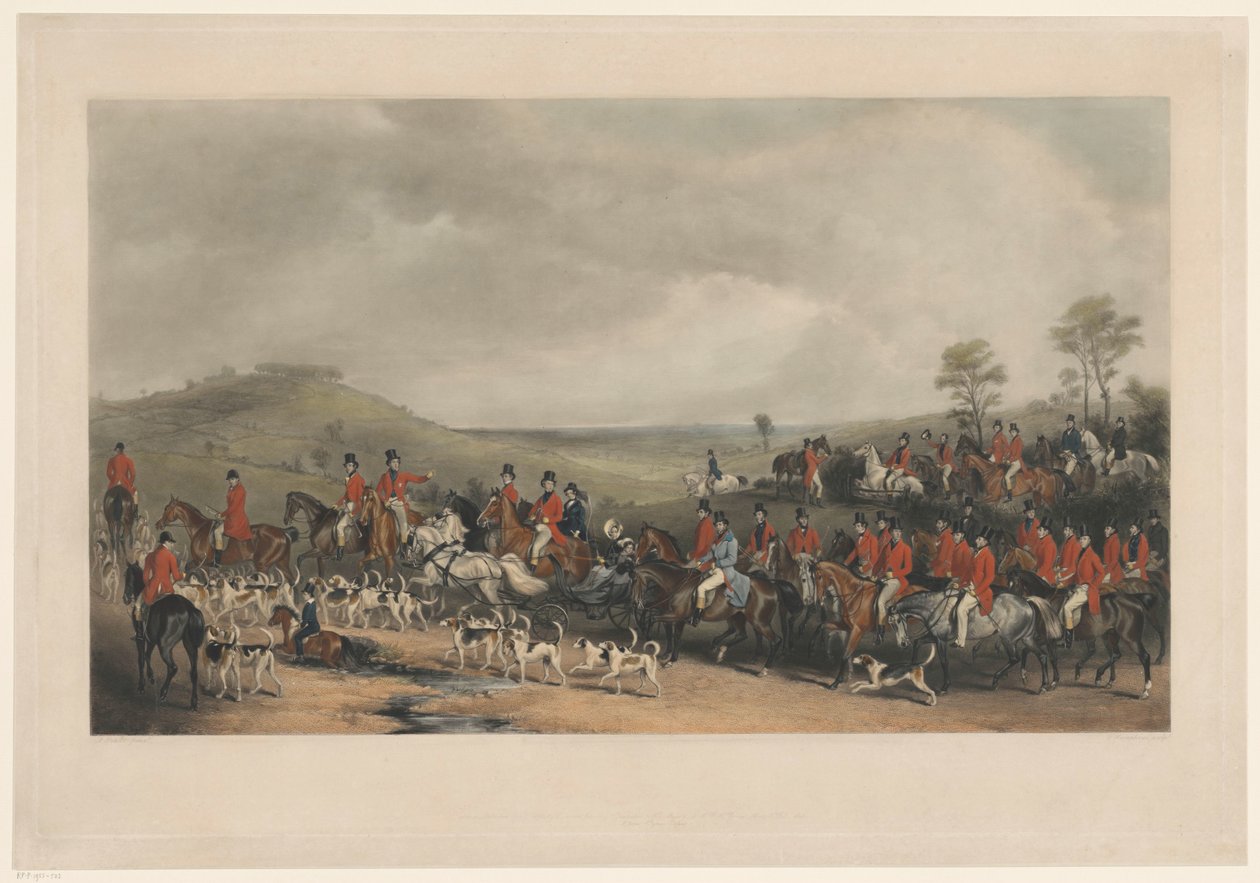 A Melton-vadászat J. Grant után alkotó: William Humphrys