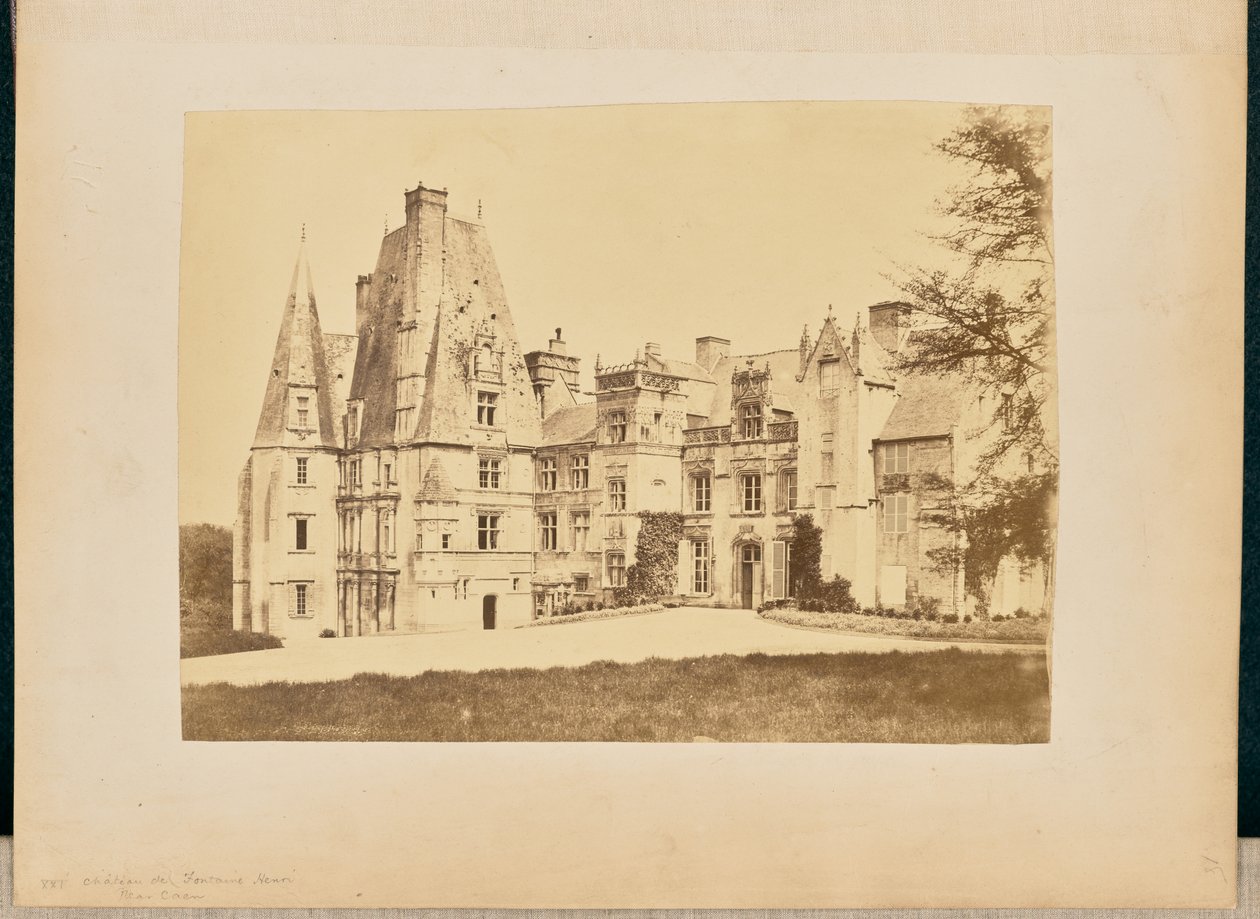 Château de Fontaine-Henri, Caen mellett alkotó: William J. Stillman