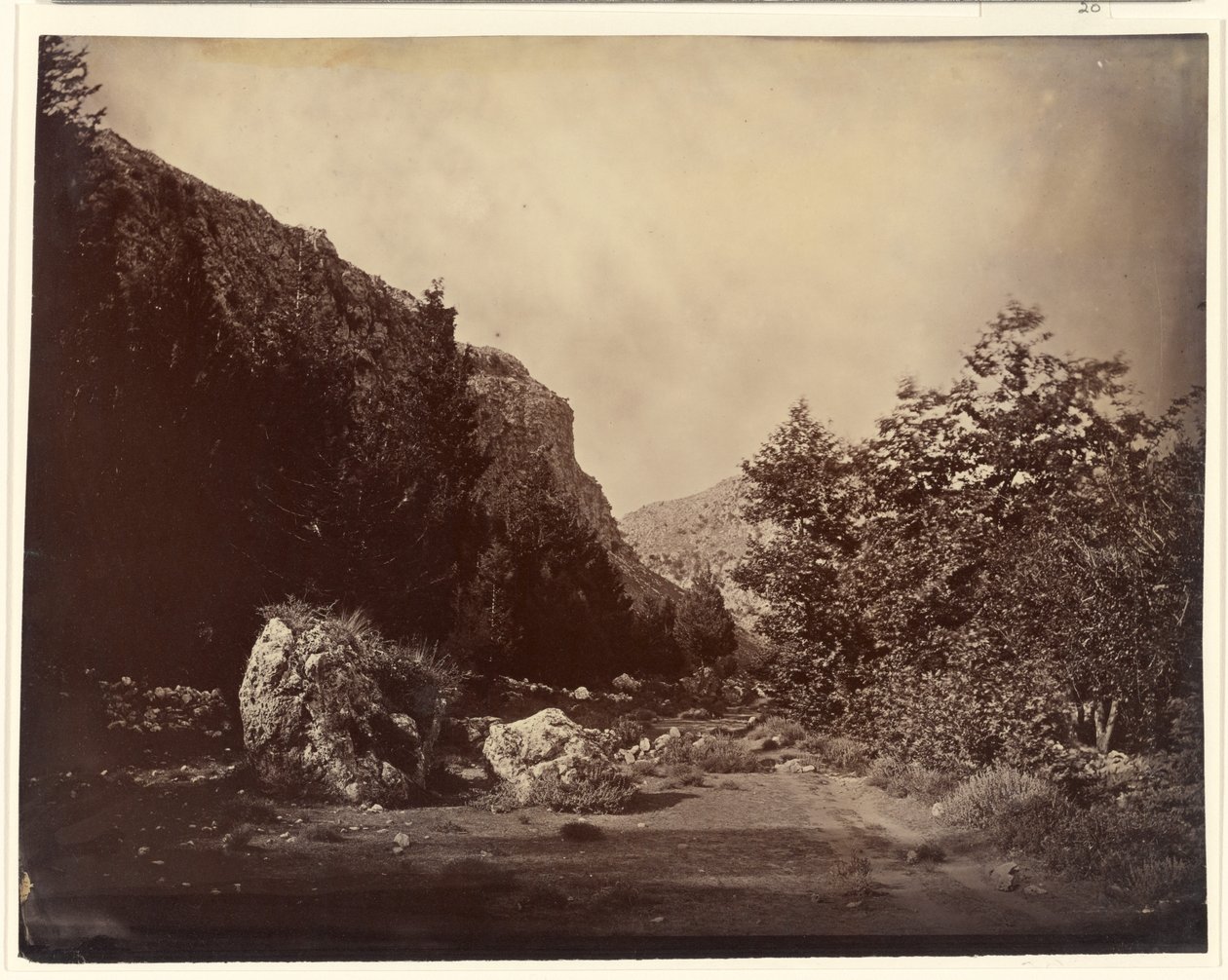 A Langon bejárata. Támadás a karaván ellen a Murmes-szakadékban. Stillman, Dickson, Puysaimond stb. alkotó: William J. Stillman
