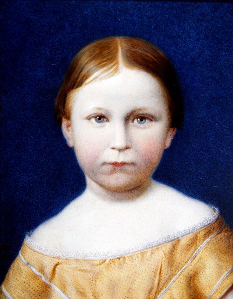 A művész lányának portréja alkotó: William J. Webbe or Webb