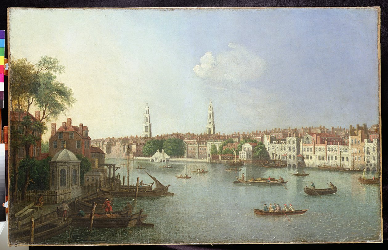 Somerset House (reggel), 1754-71 körül (olaj, vászon) alkotó: William James