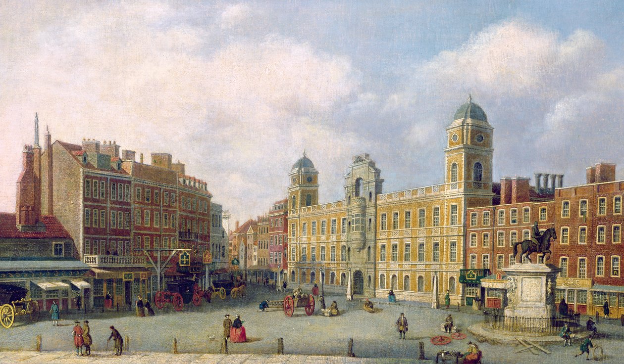 A Northumberland-ház látképe, 1770 körül alkotó: William James