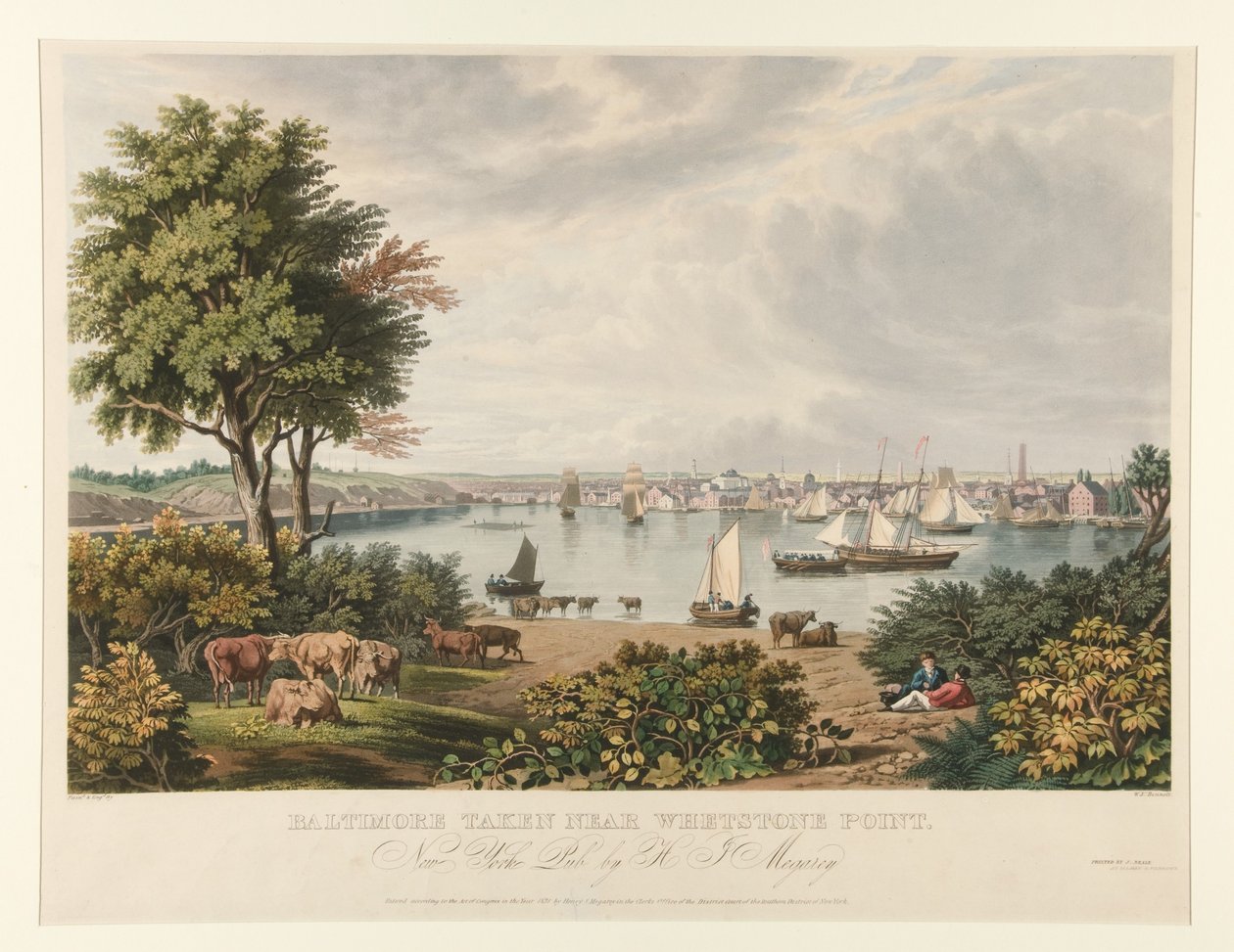 Baltimore-t a Whetstone Point közelében elfoglalták alkotó: William James Bennett