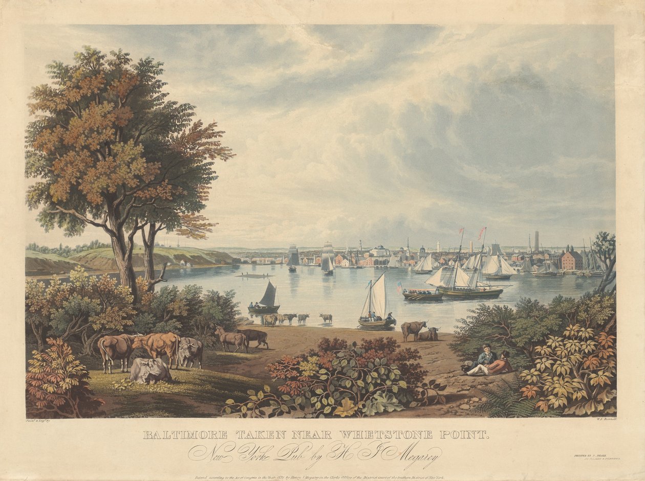 Baltimore Whetstone Point közelében készült alkotó: William James Bennett