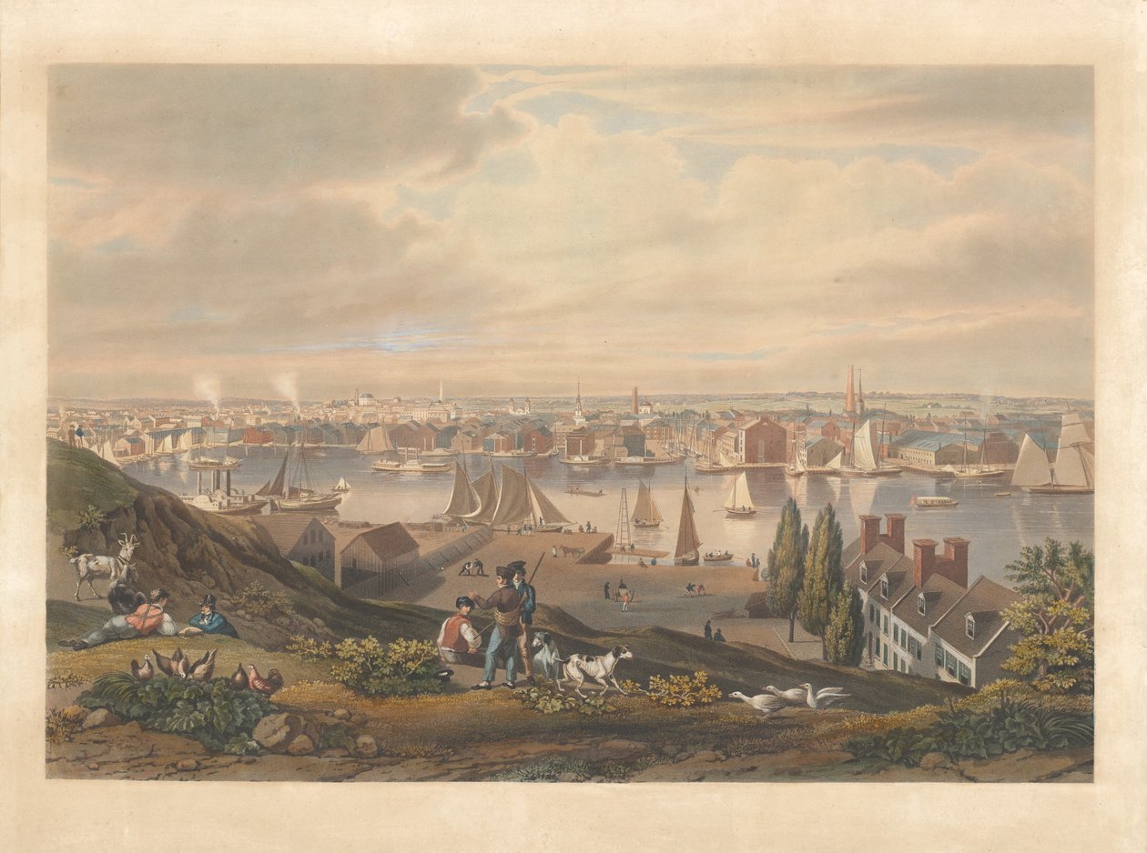 Baltimore a Federal Hilltől alkotó: William James Bennett