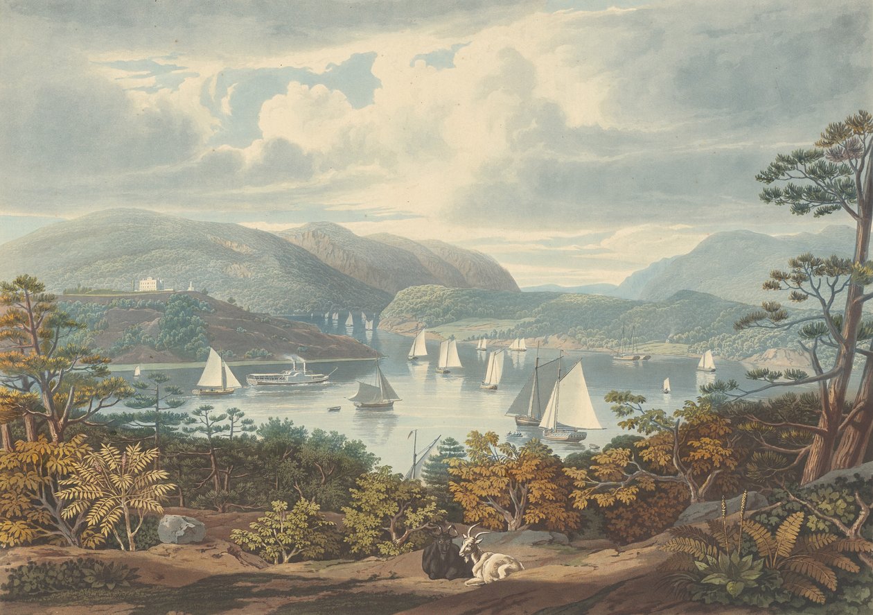 West Point, Phillipstownból, 1831-ben jelent meg. alkotó: William James Bennett