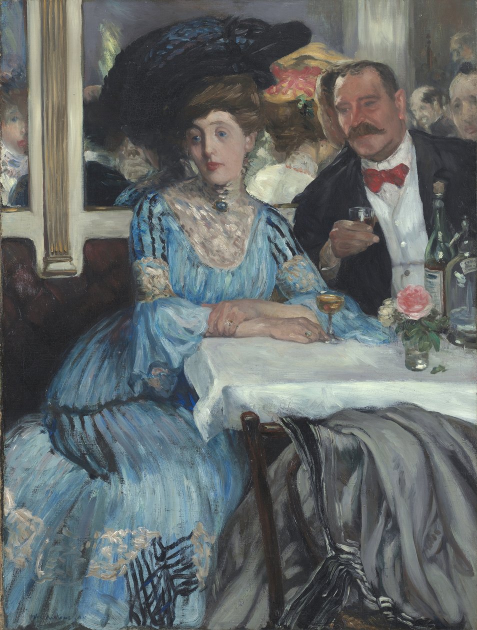 Mouquinnél, 1905 alkotó: William James Glackens