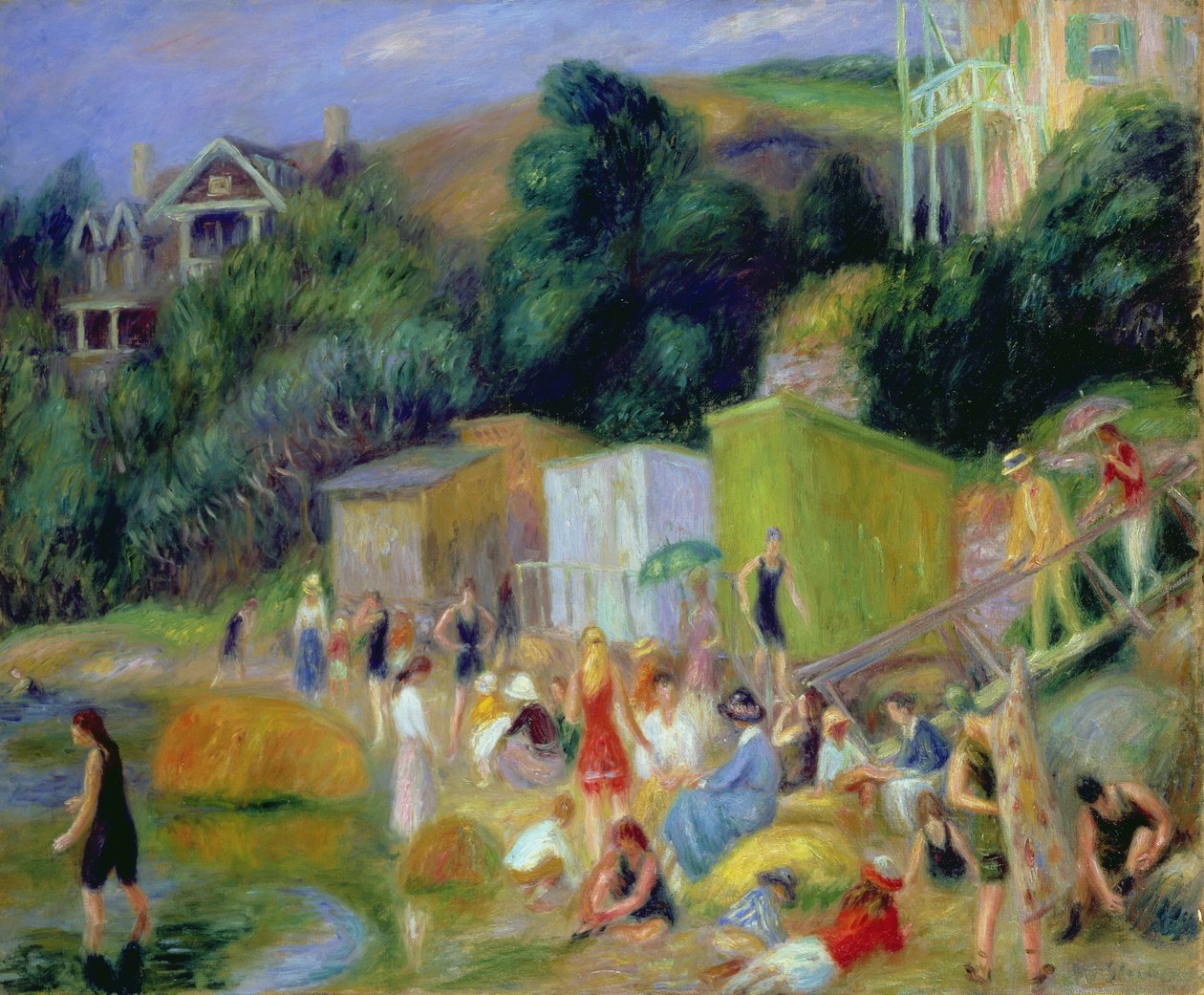 Annisquam strandja alkotó: William James Glackens