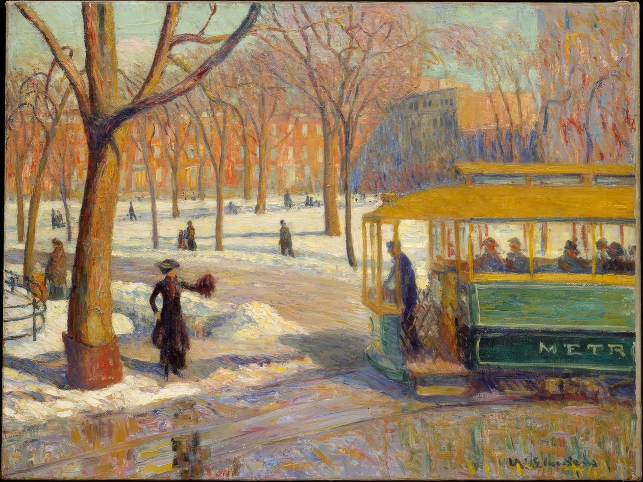 A zöld autó alkotó: William James Glackens