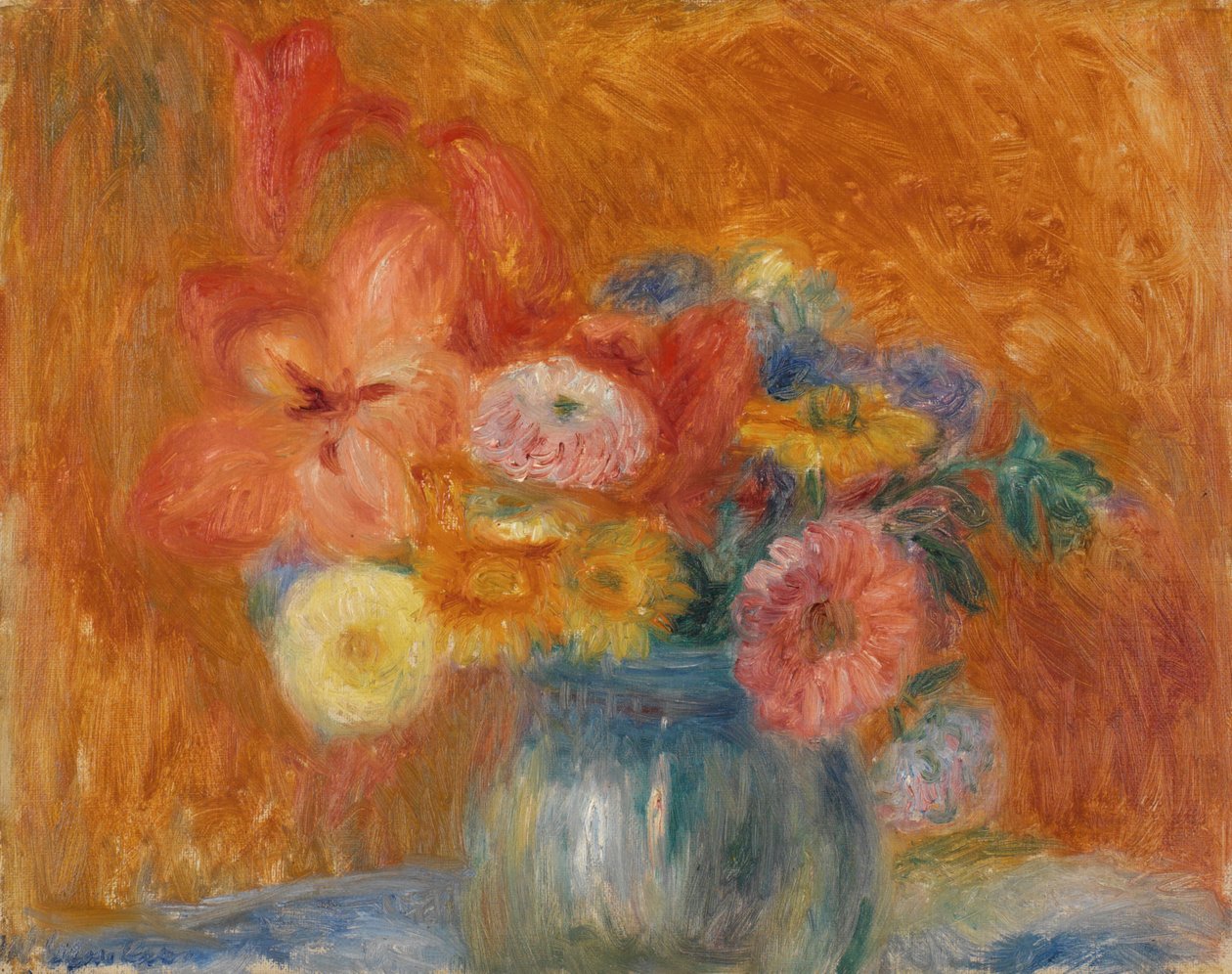 Zöld Tál virág alkotó: William James Glackens