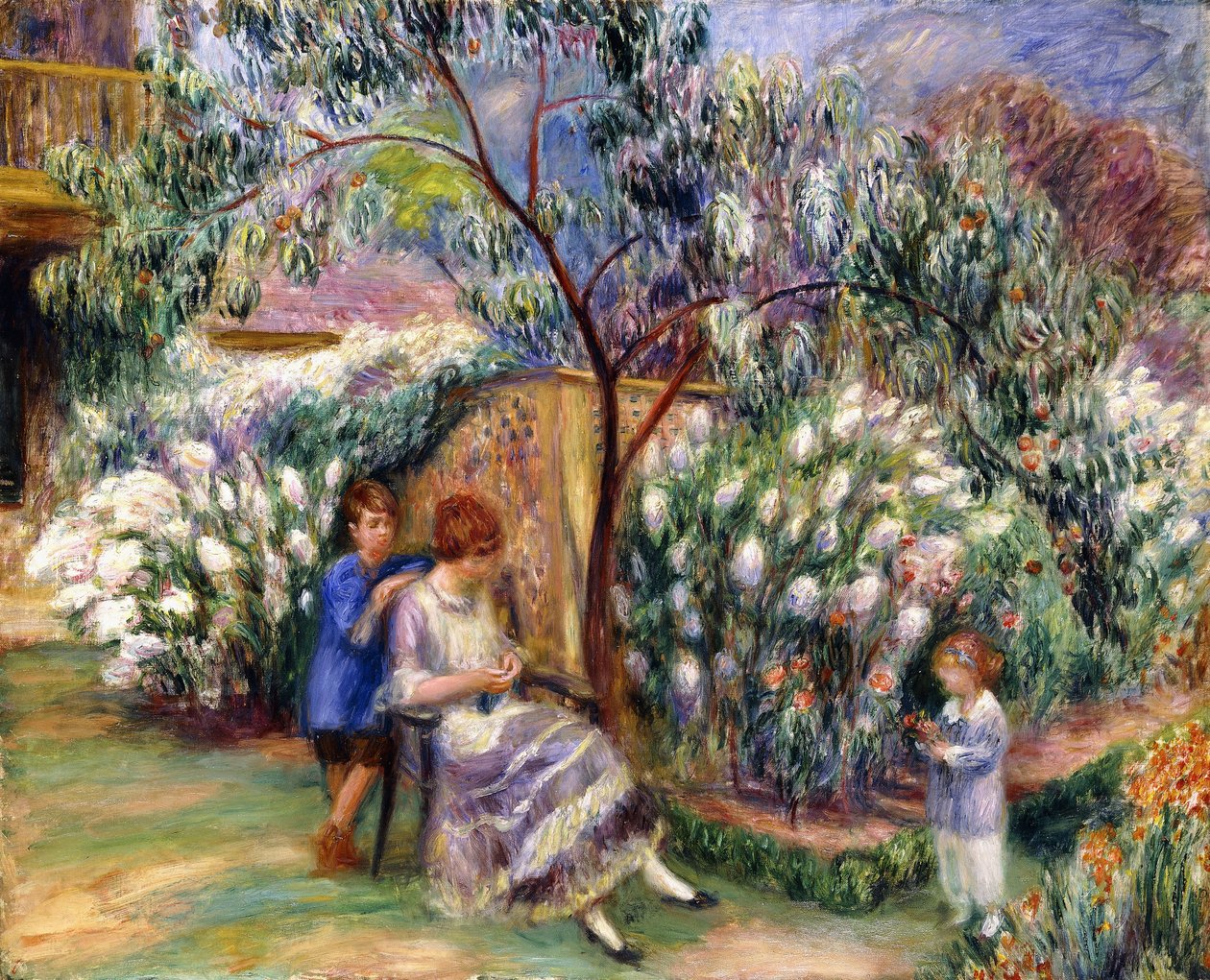 A kertben alkotó: William James Glackens