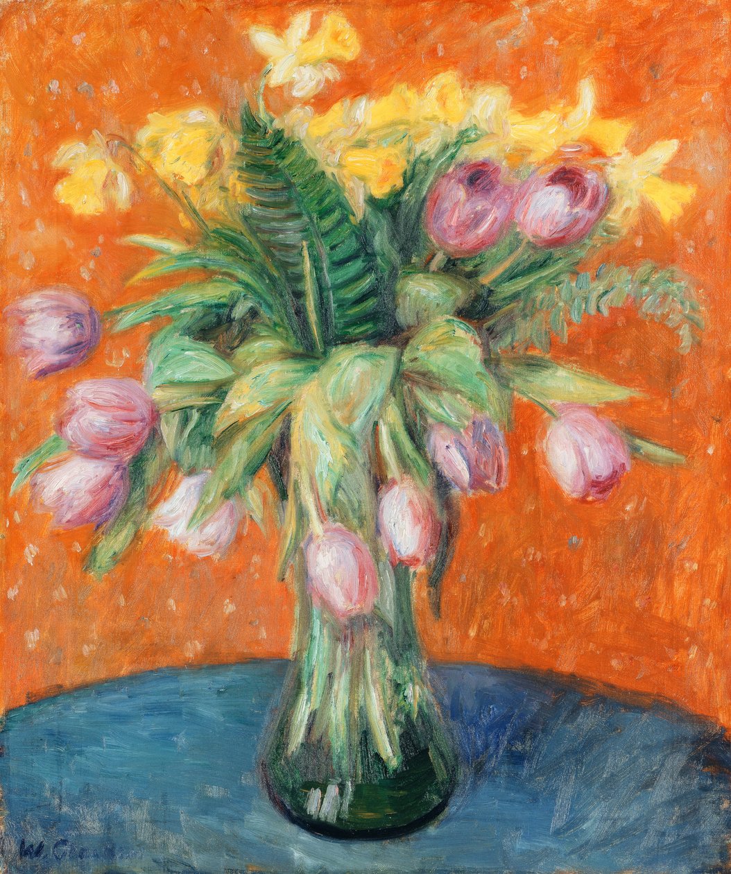 Levendula tulipánok és Jonquils alkotó: William James Glackens