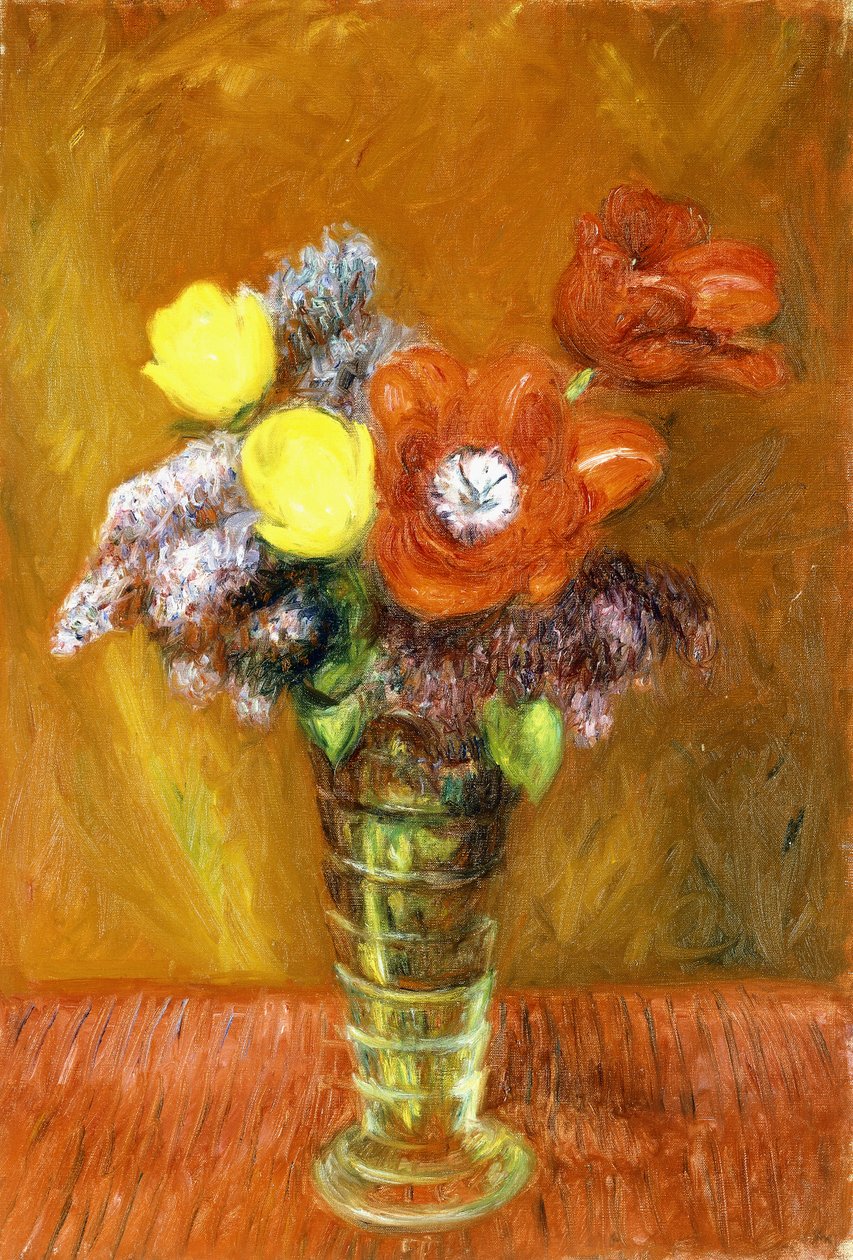 Orgona és tulipán alkotó: William James Glackens