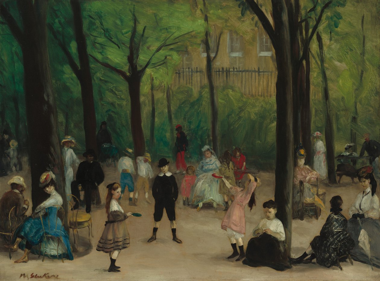 Luxemburgi kertek alkotó: William James Glackens