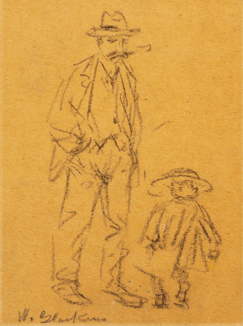 Férfi gyermekkel alkotó: William James Glackens