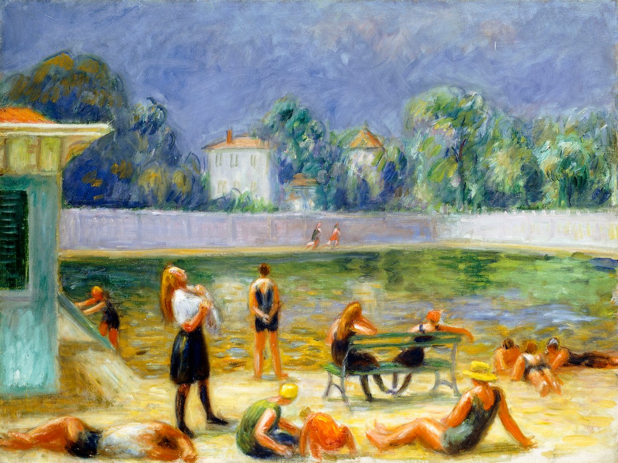Szabadtéri medence alkotó: William James Glackens