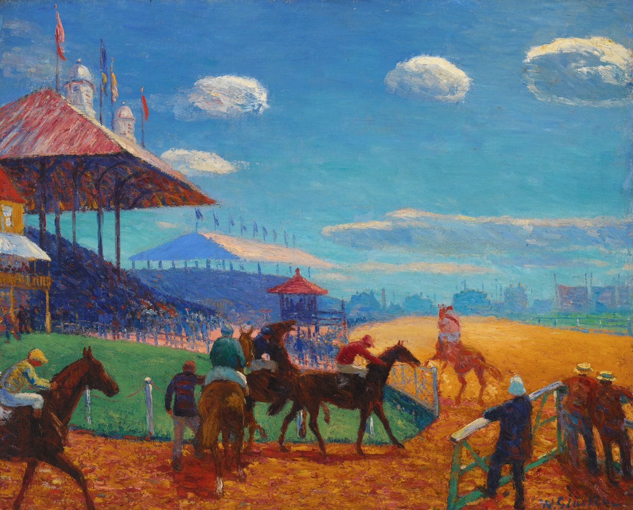 Versenypálya alkotó: William James Glackens