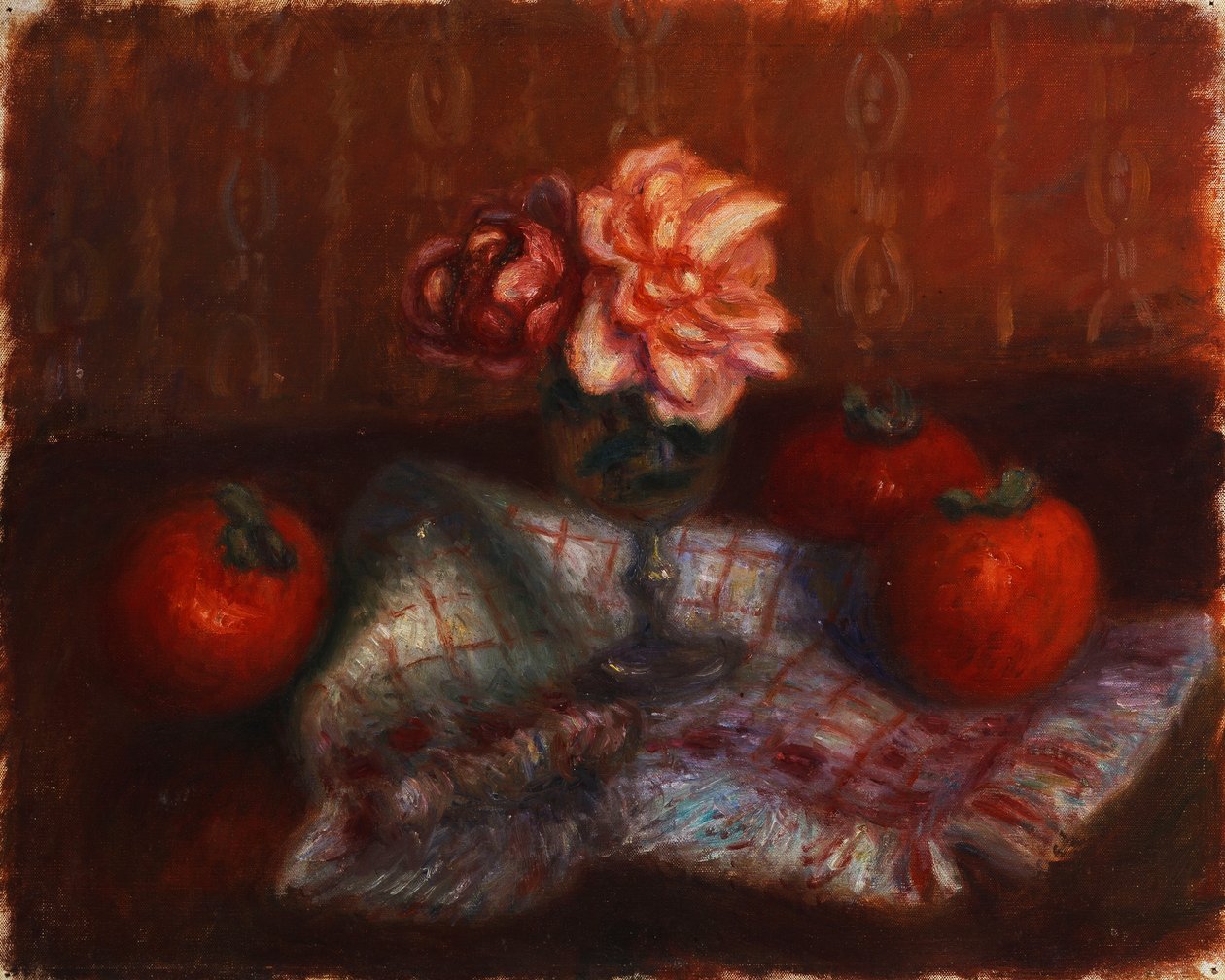 Rózsa és Datolyaszilva alkotó: William James Glackens