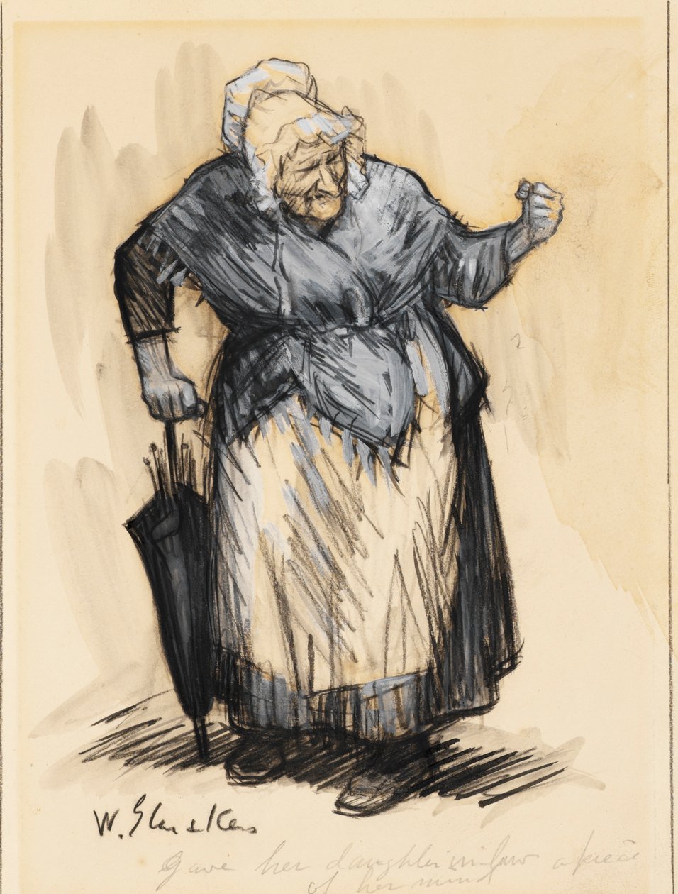 Adott a menyének egy darabot az elméjéből alkotó: William James Glackens