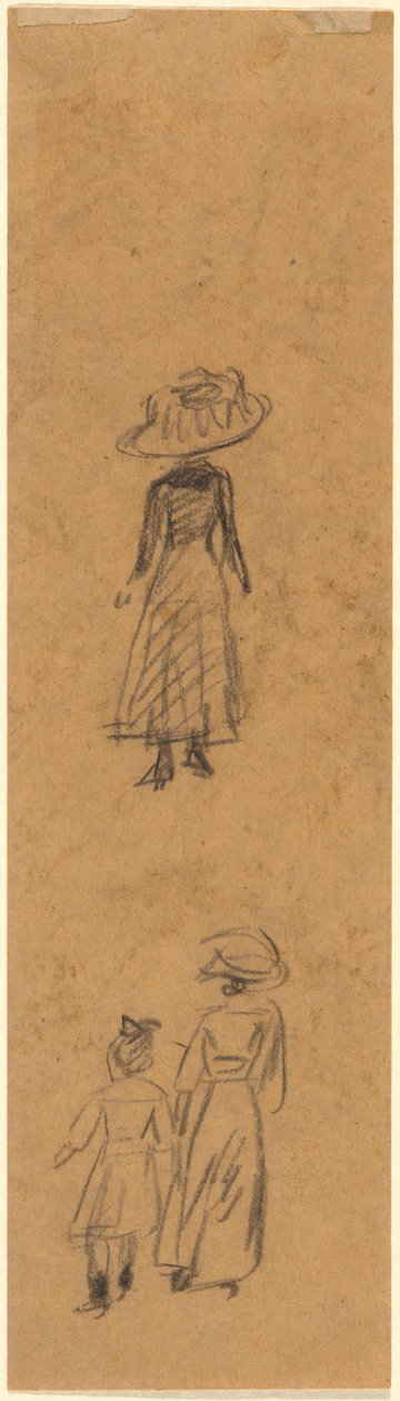 Ábrák vázlata alkotó: William James Glackens