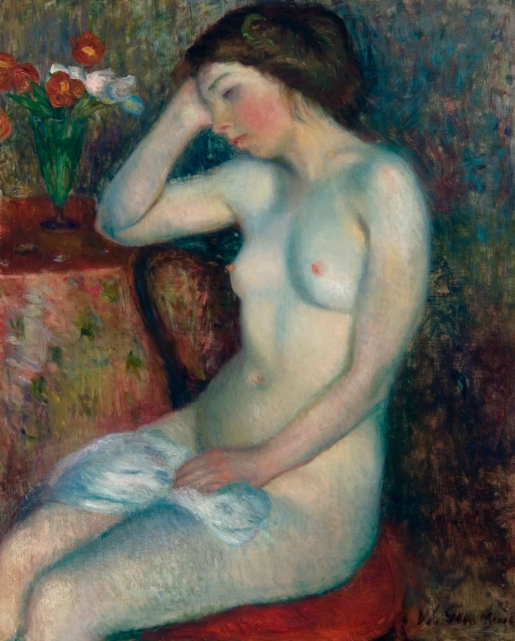 Alvó Lány alkotó: William James Glackens